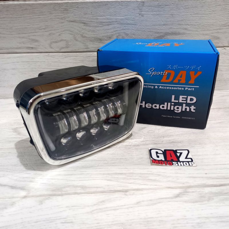 ไฟหน้า RX King Daymaker LED สะท้อนแสง ทรงวงรี คุณภาพสูง | Shopee Thailand