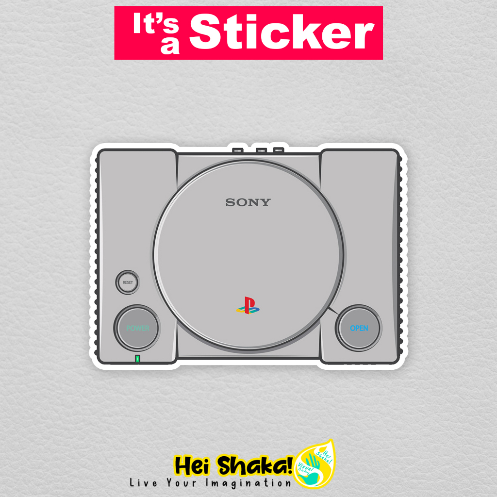 heishaka-สติกเกอร์ไวนิล-playstation-ps1-psx-กันน้ํา-สําหรับติดตกแต่งเกมคอนโซล