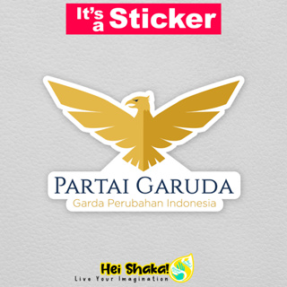 Heishaka สติกเกอร์ไวนิล กันน้ํา ลาย GARUDA Garda Change Indonesia สําหรับติดตกแต่งปาร์ตี้