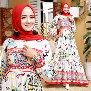 Almirah - Maxy Gladis Maxi ผ้าฝ้ายเรยอน นําเข้า (Divan) ซิปด้านหน้า พร้อมปลอกยาง และด้านล่าง มี 2 ชั้น