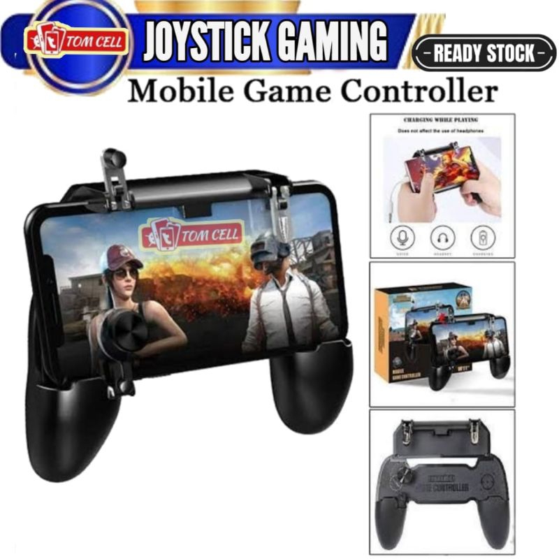 Gamepad W11+ เกมแพด Tigger Shooter L1 R1 จอยสติ๊กอะนาล็อก Moba | Shopee ...