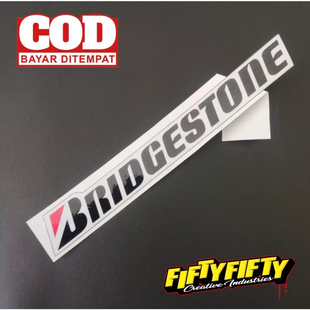 สติกเกอร์เคลือบเงา-พิมพ์ลาย-bridgestone-สําหรับติดตกแต่งหมวกกันน็อค-รถจักรยานยนต์-รถยนต์