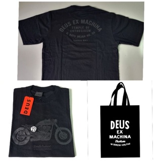 เสื้อยืด ผ้าฝ้าย 100% พิมพ์ลาย Deus EX MACHINA PREMIUM สําหรับผู้ชาย DS01