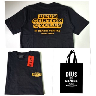 เสื้อยืด ผ้าฝ้าย 100% พิมพ์ลาย Deus EX MACHINA PREMIUM สําหรับผู้ชาย DS02