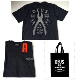 เสื้อยืด ผ้าฝ้าย 100% พิมพ์ลาย Deus EX MACHINA PREMIUM สําหรับผู้ชาย DS03
