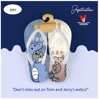 [Flip Flops] Tom and Jerry Flip Flops Cowo รองเท้าแตะชายหาด ฟองน้ํา ไม่ใช่ยาง สําหรับเด็ก ผู้ใหญ่ เด็กวัยหัดเดิน
