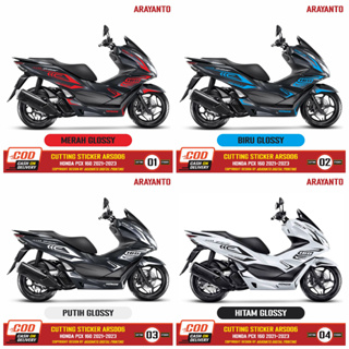 สติกเกอร์โลหะ เคลือบเงา สําหรับ HONDA PCX 160 NEW 2021-2023 ARS006