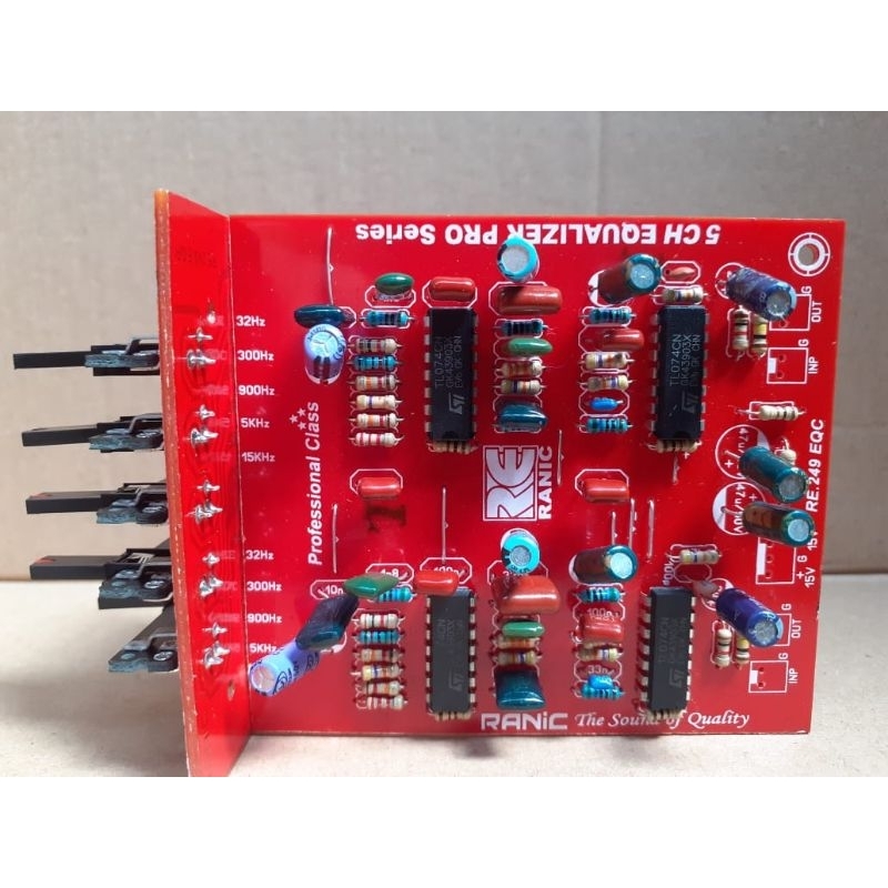 ชุดอีควอไลเซอร์สเตอริโอ-5-ช่อง-tl074