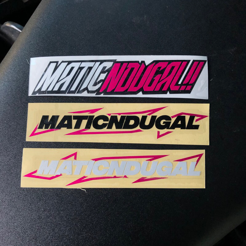 สติกเกอร์ Matic Ndugal v.1 & v.4 | Shopee Thailand