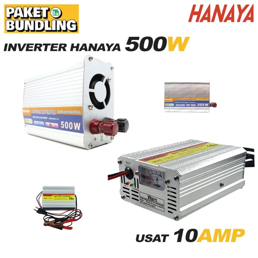 hanaya-อินเวอร์เตอร์แพ็กเกจ-พลัส-usat-ที่ชาร์จแบตเตอรี่-ประหยัดไฟฟ้า