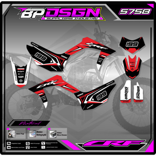 สติกเกอร์ ลาย STRIPING CRF 150 L SEMI FULL DECAL - STRIPING DECAL CRF 150 L - STICKER CRF 014 สําหรับตกแต่งรถจักรยานยนต์