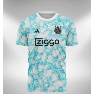 เสื้อกีฬาแขนสั้น ลายทีม Ajax Prematch 2023 2024