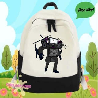 Tas ANAK RANSEL BACKPACK TITAN TV MAN SKIBIDI ใหม่ กระเป๋าเป้สะพายหลัง วัสดุพรีเมี่ยม ฟรี NAMA