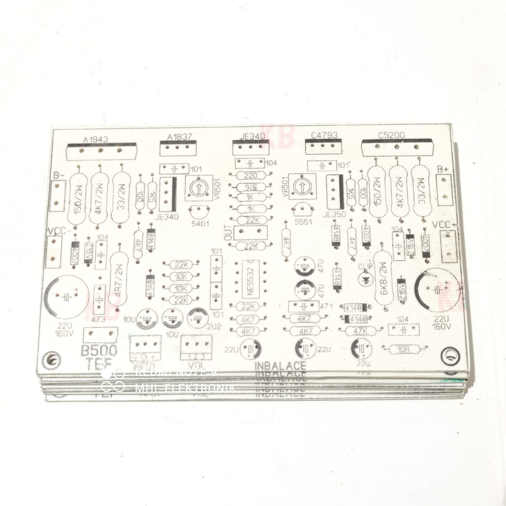ไดรเวอร์ Pcb APEX B500 TEF อินพุตสมดุล 1350W ไฟเบอร์ | Shopee Thailand