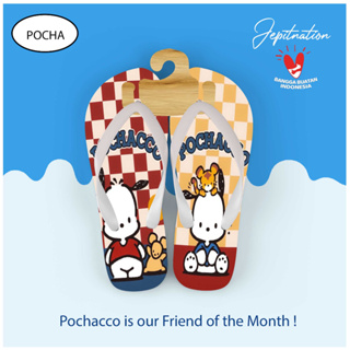 [Flip Flops] Pochacco Flip Flops Cowo รองเท้าแตะชายหาด ฟองน้ํา ไม่ใช่ยาง สําหรับเด็ก ผู้ใหญ่ เด็กวัยหัดเดิน