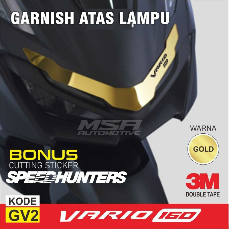 ชื่อสินค้า HEADLAMP GARNISH, VARIO 160 HEADLAMP GARNISH Shopee Thailand