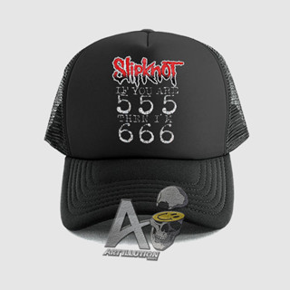 Distro Net Trucker Hat - Slipknot if you are 5 Then Reclusive Hat 6 PREMIUM หมวกวงโลโก้ล่าสุด