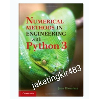 วิธีตัวเลขในวิศวกรรมด้วย Python 3