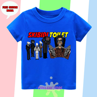 เสื้อยืดเด็ก SKIBIDI TOILET TVMAN CAMERAMAN วัสดุพรีเมี่ยม