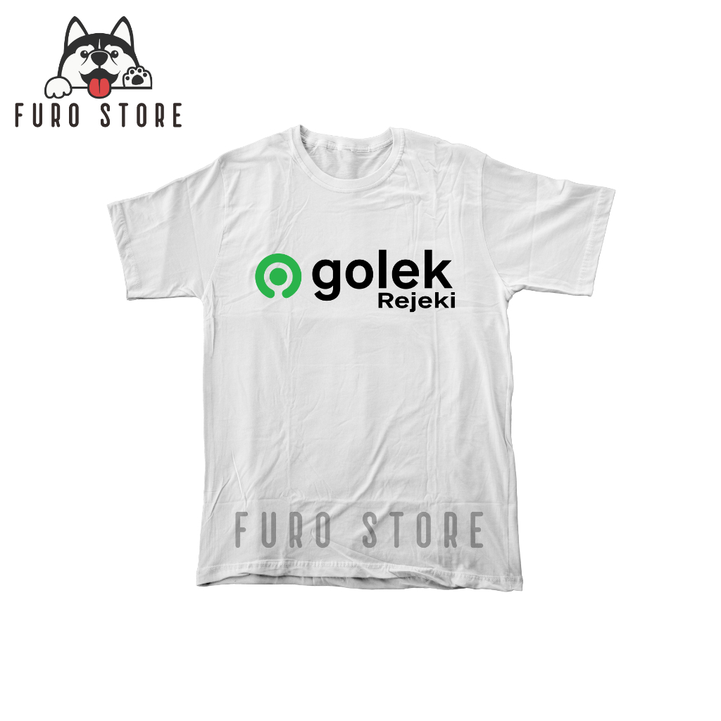 เสื้อยืด-ผ้าฝ้าย-พิมพ์ลาย-online-golek-rejeki-ojek-ยุค-30s-furo-store