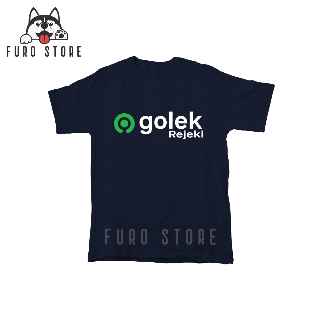 เสื้อยืด-ผ้าฝ้าย-พิมพ์ลาย-online-golek-rejeki-ojek-ยุค-30s-furo-store