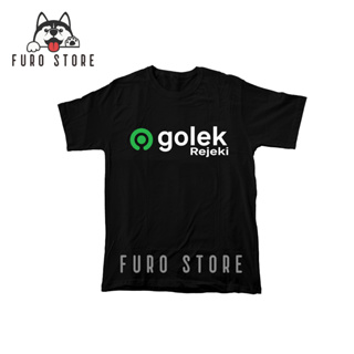 เสื้อยืด ผ้าฝ้าย พิมพ์ลาย Online Golek Rejeki Ojek ยุค 30s Furo Store