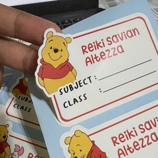 สติกเกอร์ ลาย Winnie THE POOH สําหรับติดตกแต่งสมุดภาพ