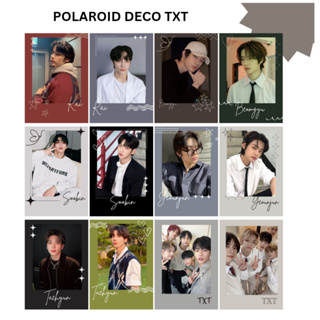 โพลารอยด์ DECO TXT Contents สมาชิกทั้งหมด 12 ชิ้น