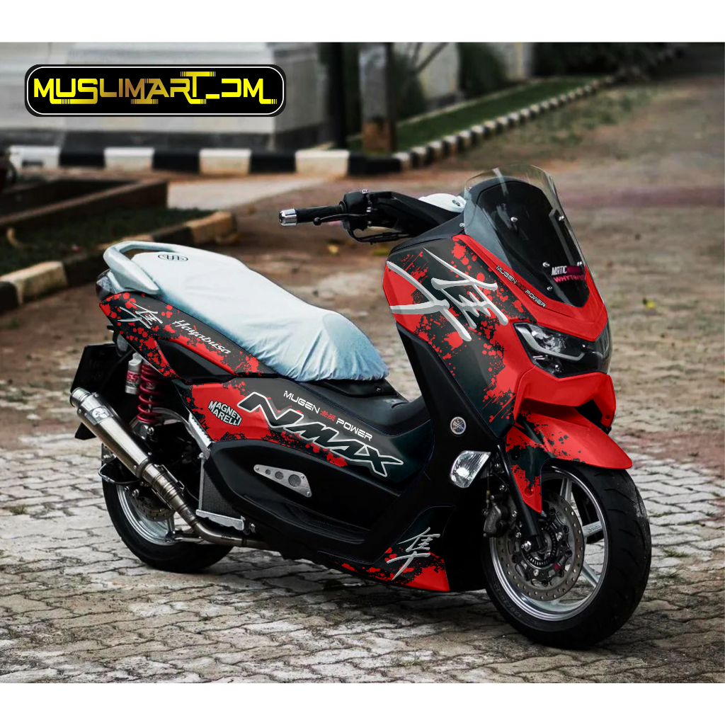 สติกเกอร์รูปลอก แบบเต็มตัว ลาย nmax Variation hayabusa | Shopee Thailand