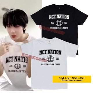 เสื้อยืดโพลารอยด์ Nct nation INCHEON OSAKA TOKYO Only Front (ฟรี 2 ชิ้น)