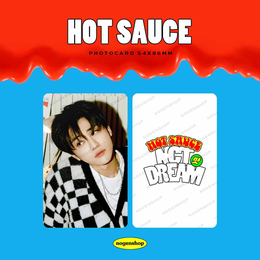 [Blessing] Nct DREAM HOT SAUCE PC การ์ดรูปภาพ [FANMADE] Shopee Thailand