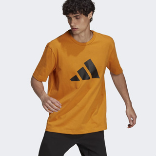 Adidas FUTURE ICONS เสื้อยืดลําลอง แขนสั้น พิมพ์ลายกราฟฟิคโลโก้ ทรงหลวม โอเวอร์ไซซ์ H39750
