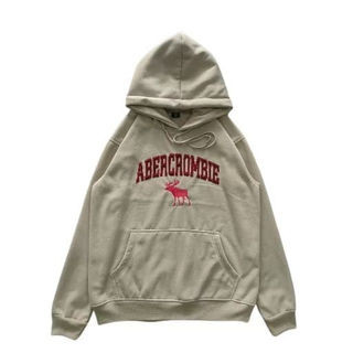 เสื้อแจ็กเก็ตกันหนาว มีฮู้ด ABERCROMBIE CREAM คุณภาพสูง วัสดุหนา