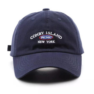 หมวกเบสบอล ปักลาย Conby island picnik สําหรับผู้ชาย และผู้หญิง