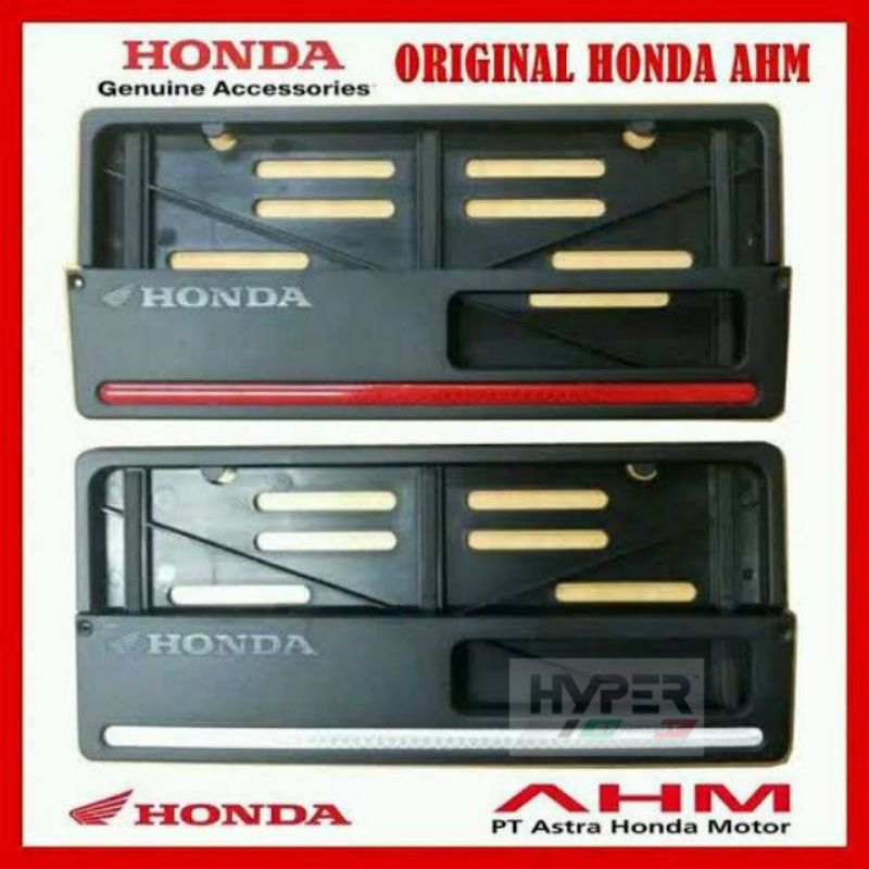 ฝาครอบป้ายทะเบียน-ของแท้-สําหรับ-honda-ahm