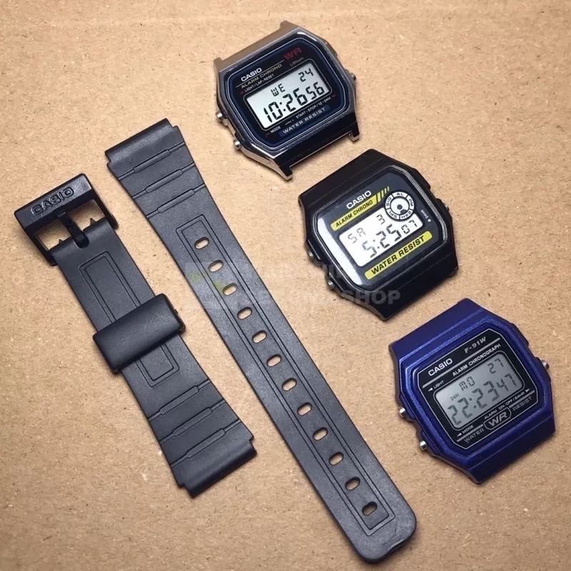 นาฬิกาข้อมือ-casio-strap-f-91w-f-94w-f-105w-28w-a-158w