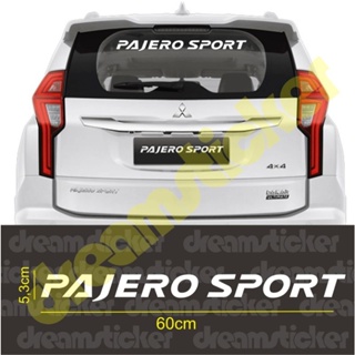 สติกเกอร์ตัดกระจกมองหลังรถยนต์ Pajero Sport