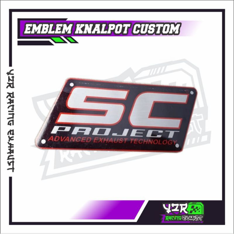 ท่อไอเสีย Sc PROJECT ยี่ห้อ RACING EMBLEM | Shopee Thailand