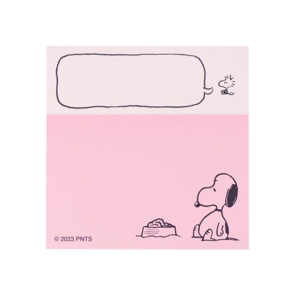 Tsutto Sticky Note Peanuts Snoopy Vintage Joe Cool Woodstock Comic Dual ...