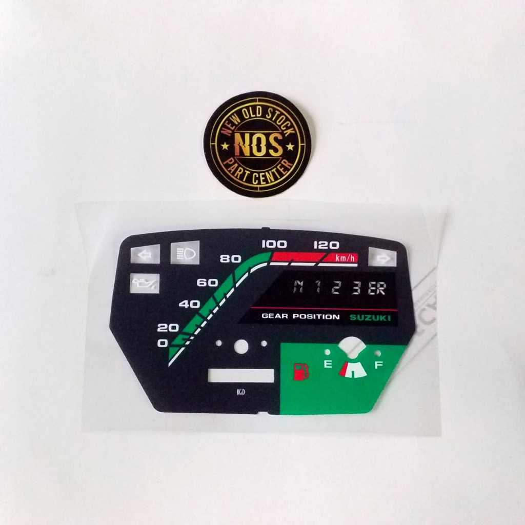 บอร์ดสติ๊กเกอร์ SPEEDOMETER SPEEDO SPIDO SUZUKI RC100 RC 100 COPY ...