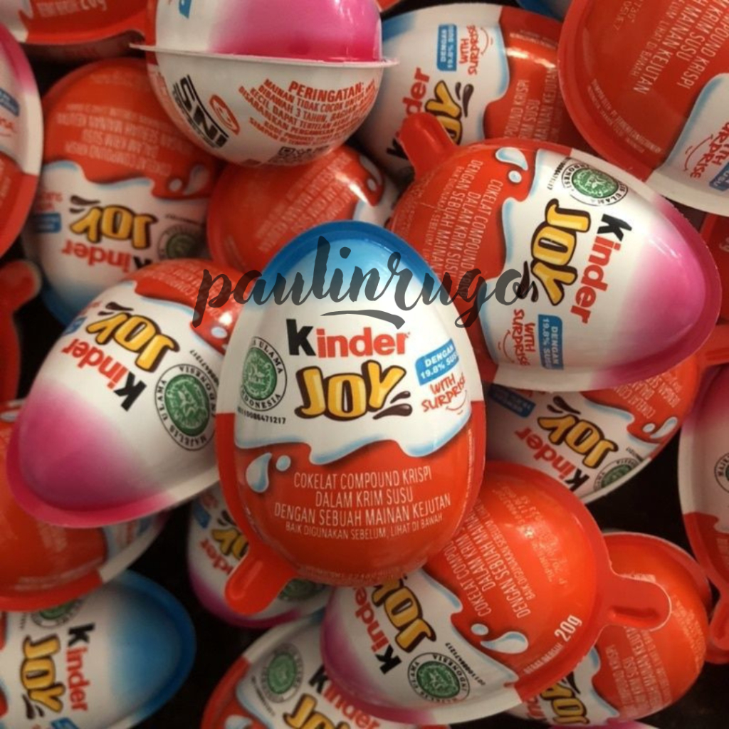 สั่งใหม่ของเล่นจอยเกมส์ kinder Joy ไม่มีช็อคโกแลต แบบดั้งเดิม Shopee