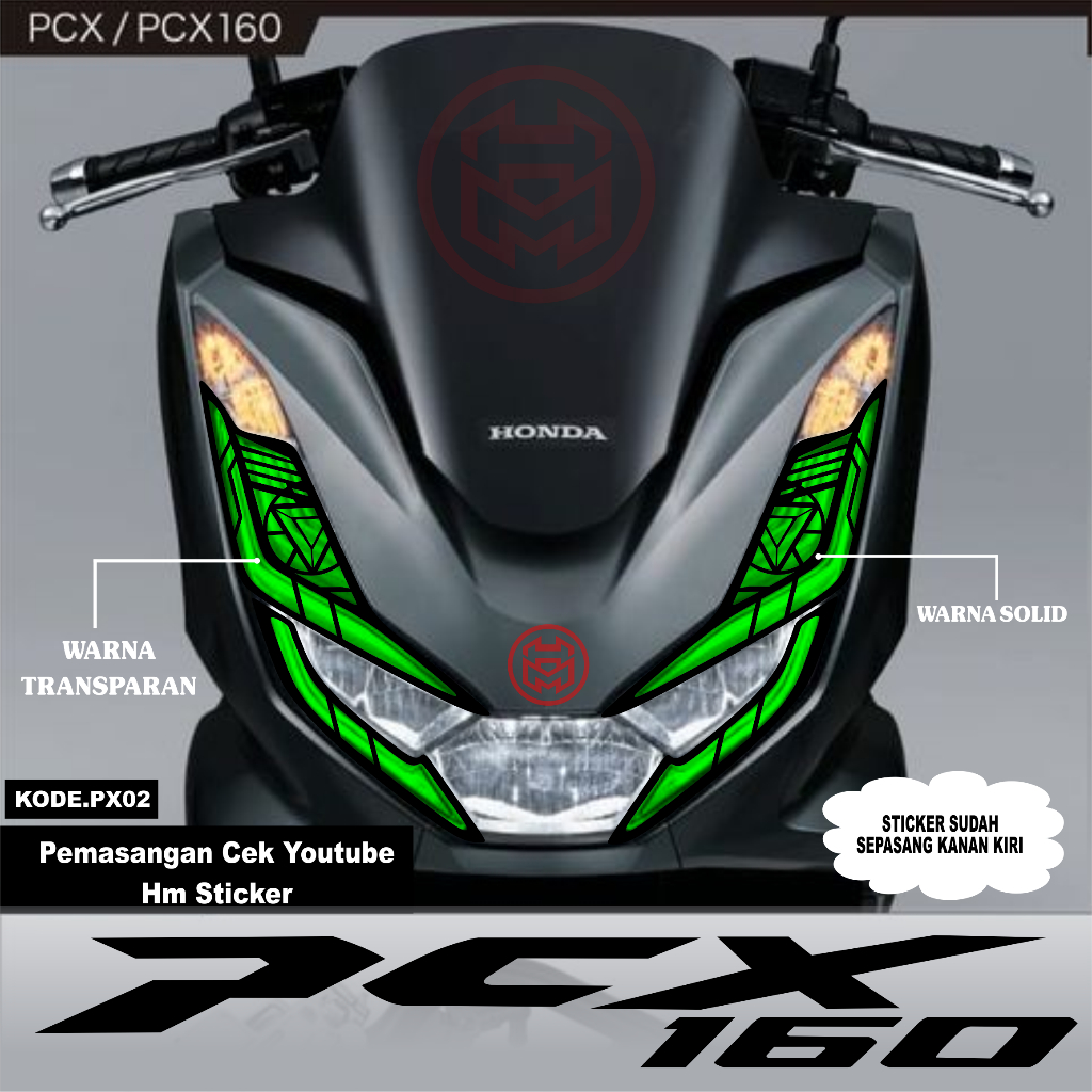 สติกเกอร์ติดไฟหน้า-pcx-160-new-px02