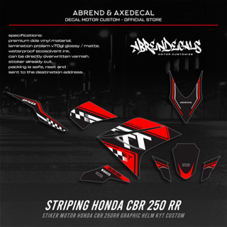 สติกเกอร์ ลายกราฟฟิค KYT RACING HONDA CBR 250RR สําหรับติดตกแต่งหมวกกันน็อครถจักรยานยนต์ CBR 250RR สินค้าพร้อมส่ง