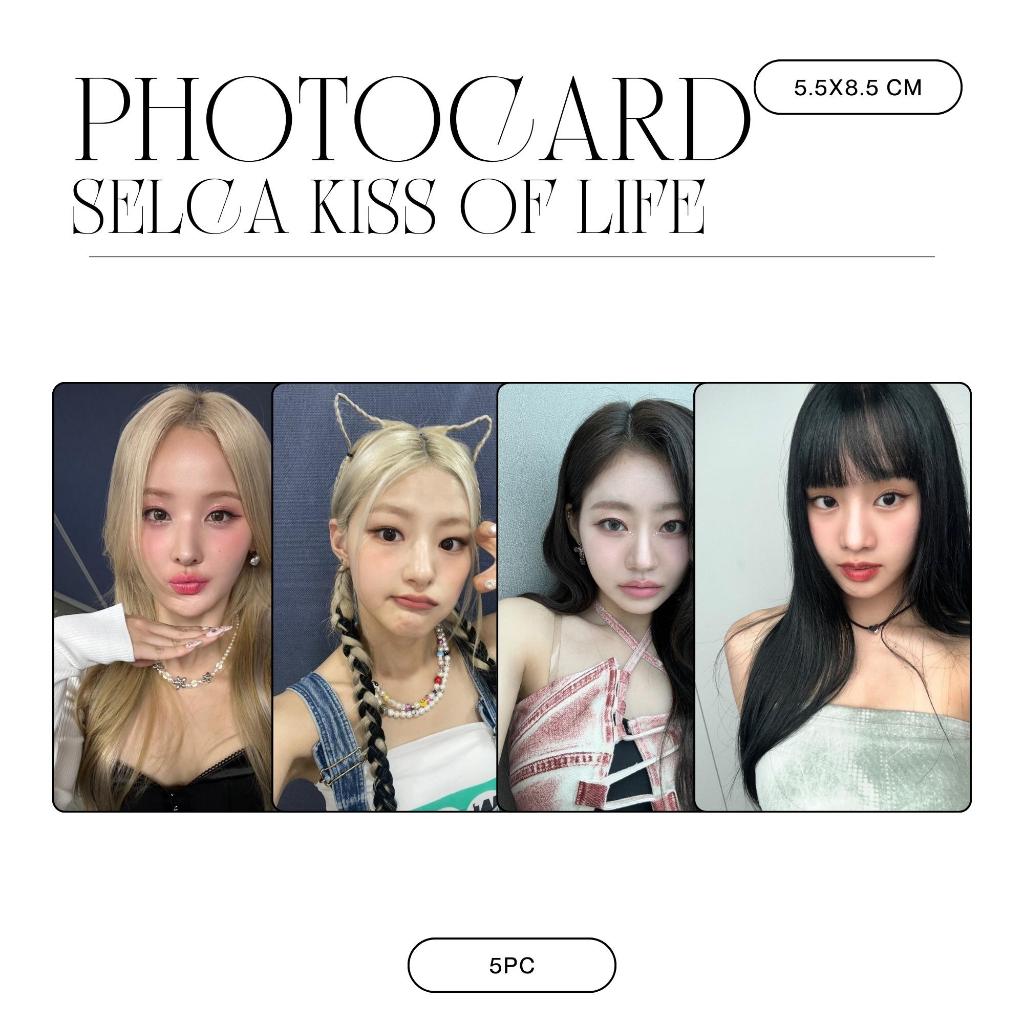 KISS OF LIFE SELCA SHHH PHOTOCARD (CONTENTS 5 ชิ้น + 2-SIDED