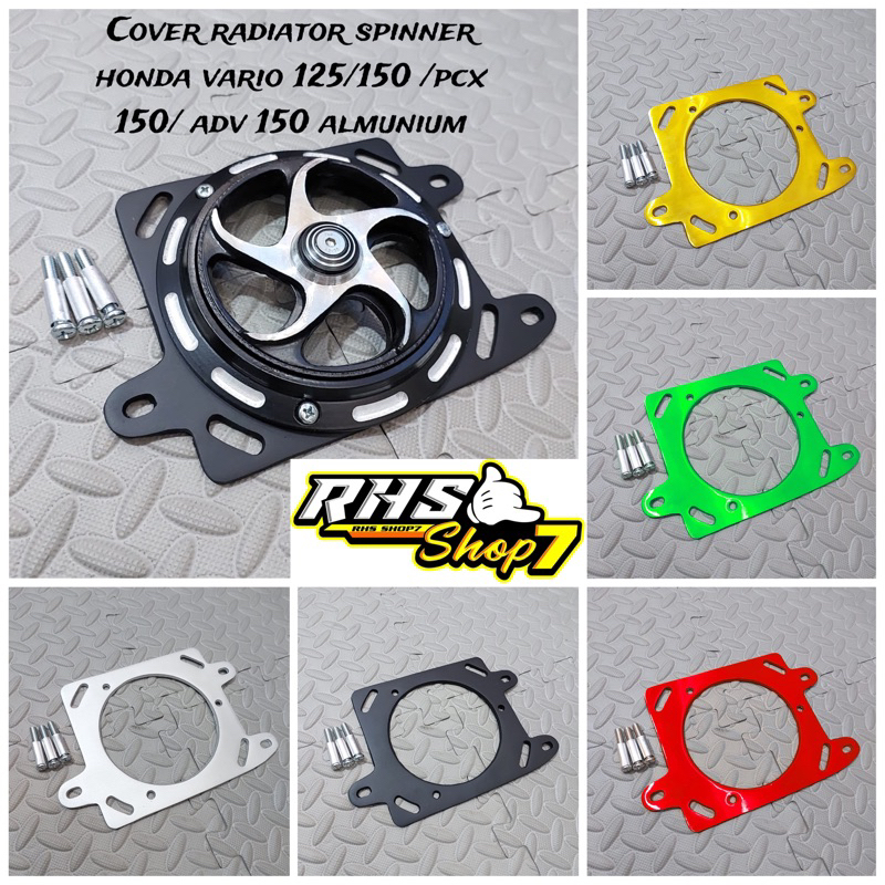 ฝาครอบ RADIATOR SPINNER HONDA VARIO 125 150 /PCX 150 / ADV 150 โบนัส ...