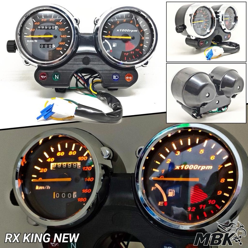 Rx King เครื่องวัดระยะทาง Speedometer Full Set เพียงติดตั้งรับประกัน 1 ...