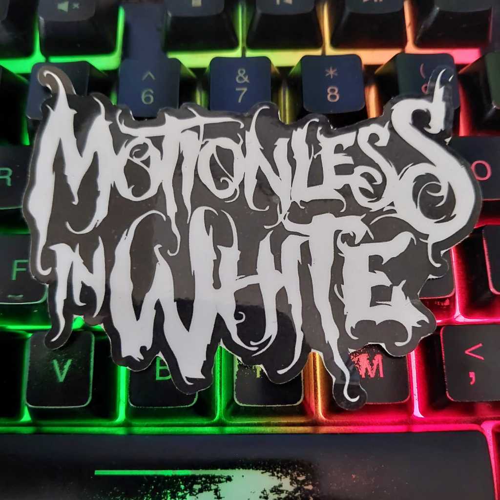 Band Sticker - MOTIONLESS IN WHITE - สติ๊กเกอร์ไวนิลกันน้ํา หมวกกันน็อค ...