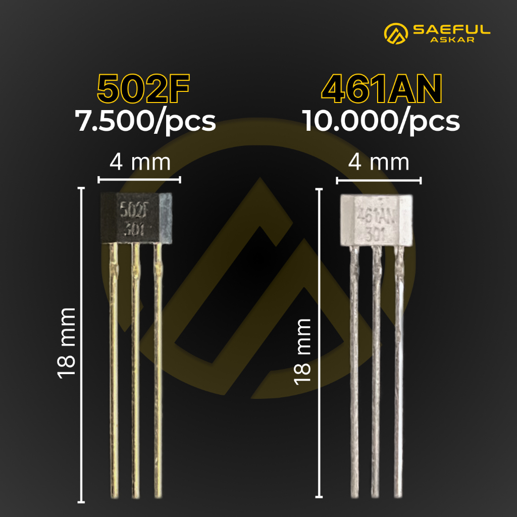 ทรานซิสเตอร์ Hall Sensor Dynamo BLDC 461AN 502F จักรยานไฟฟ้าสามารถใช้ ...