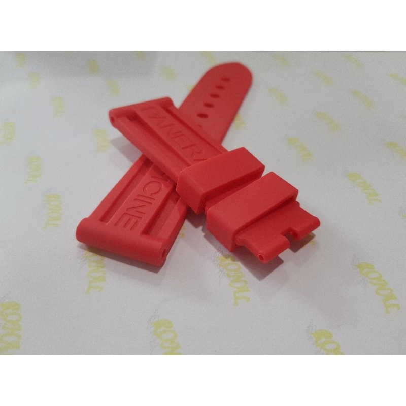 Merah สีแดงยางนาฬิกา STRAP PAM PAN ERIE LUMINOR MARINA AUTOMATIC ...