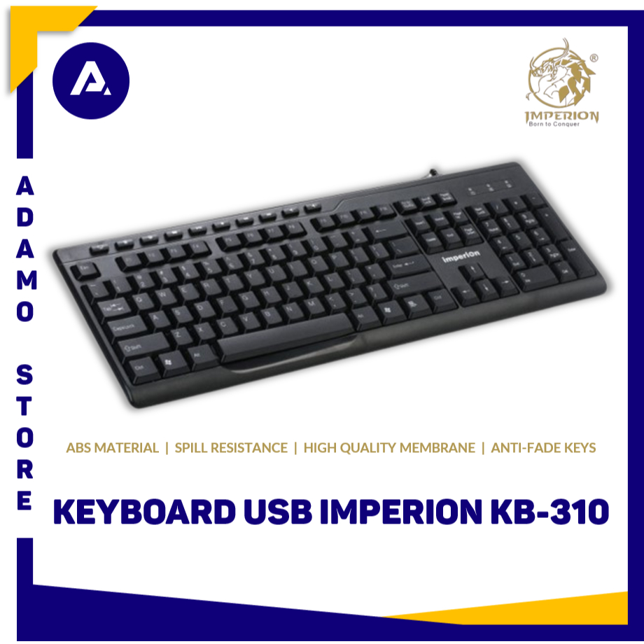 คีย์บอร์ด USB มัลติมีเดีย Imperion KB-310 Slim | Shopee Thailand